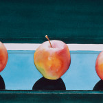 apples, watercolor