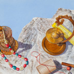 Tibet, watercolor