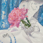 peony, watercolor