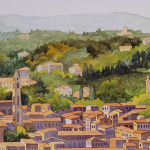 Italy, watercolor